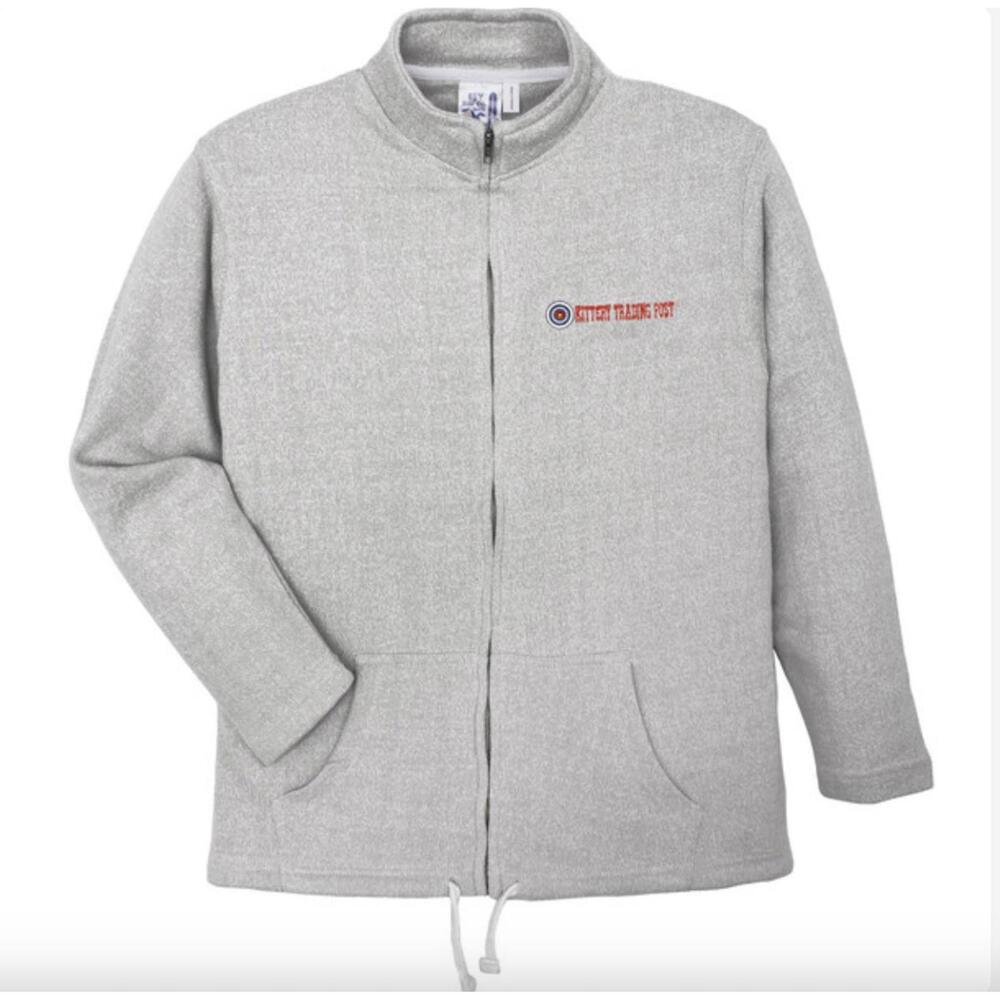 Kittery Trading Post Zip Up Fleece Sweatshirt Unisex Large